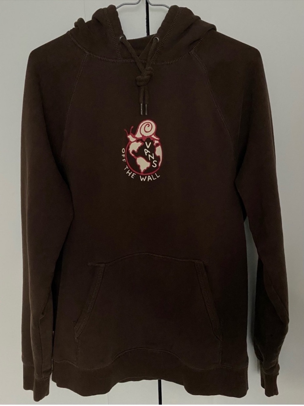 Rare Vans Versa Standard Snail Eco Earth Hoodie Medium Demitasse Brown